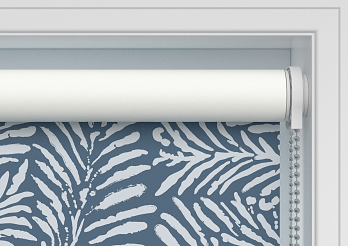 Balmy Palms (Blackout), Pacific Blue - Twist&Fit Roller Blind - Image 10